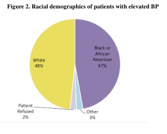 Figure 2. Racial demographics of patients with elevated BP<br />