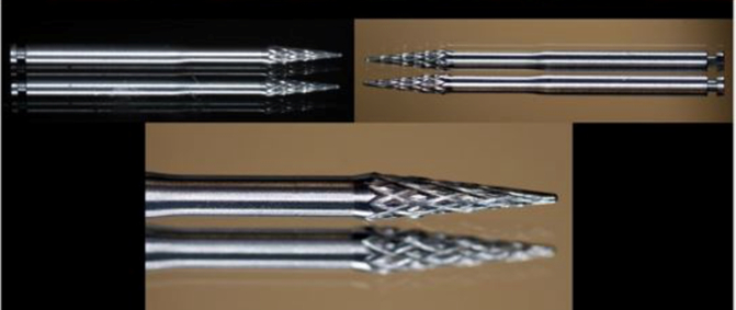Figure 1: Specialty polishing straight steel bur from the CAO Group